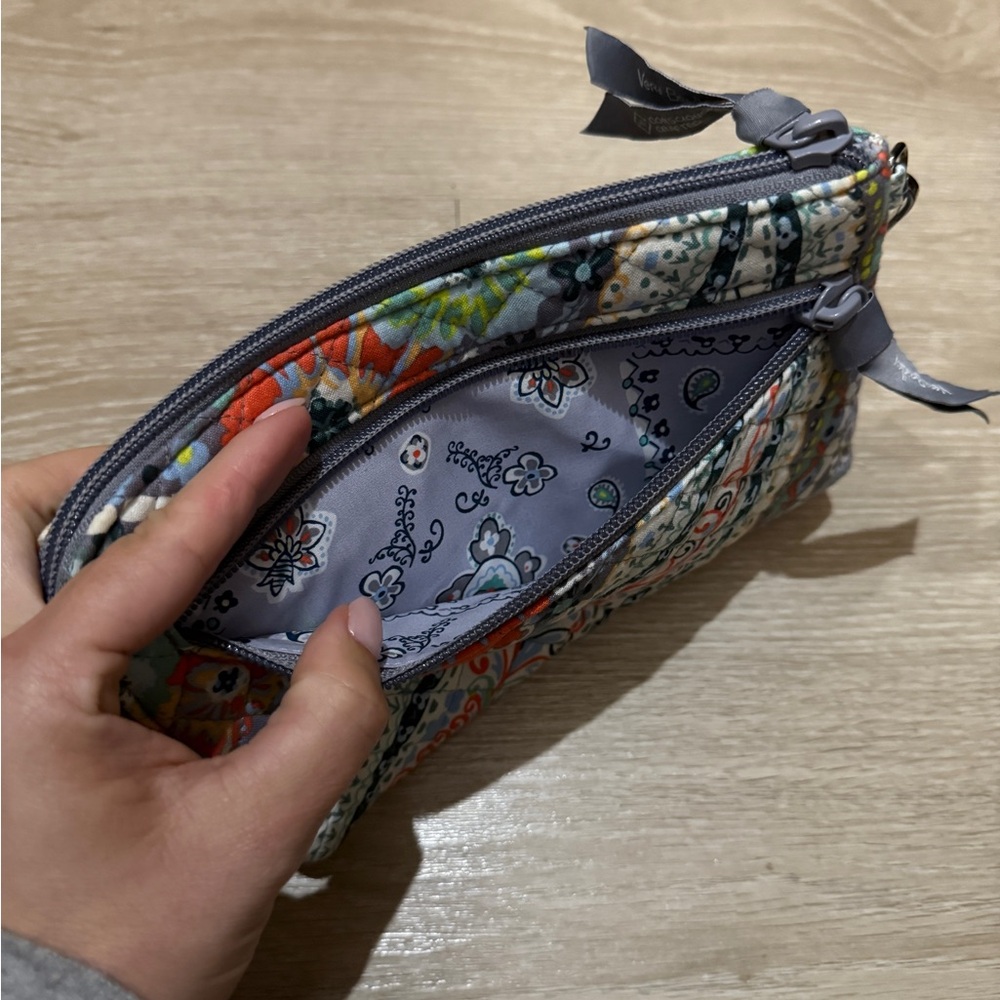 Vera Bradley Floral and Paisley Wristlet Clutch citrus paisley - Picture 4 of 5
